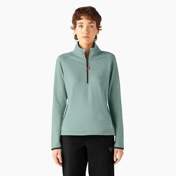 Dickies womens Womens Smooth Face Quarter Zip - Picture 1 of 3